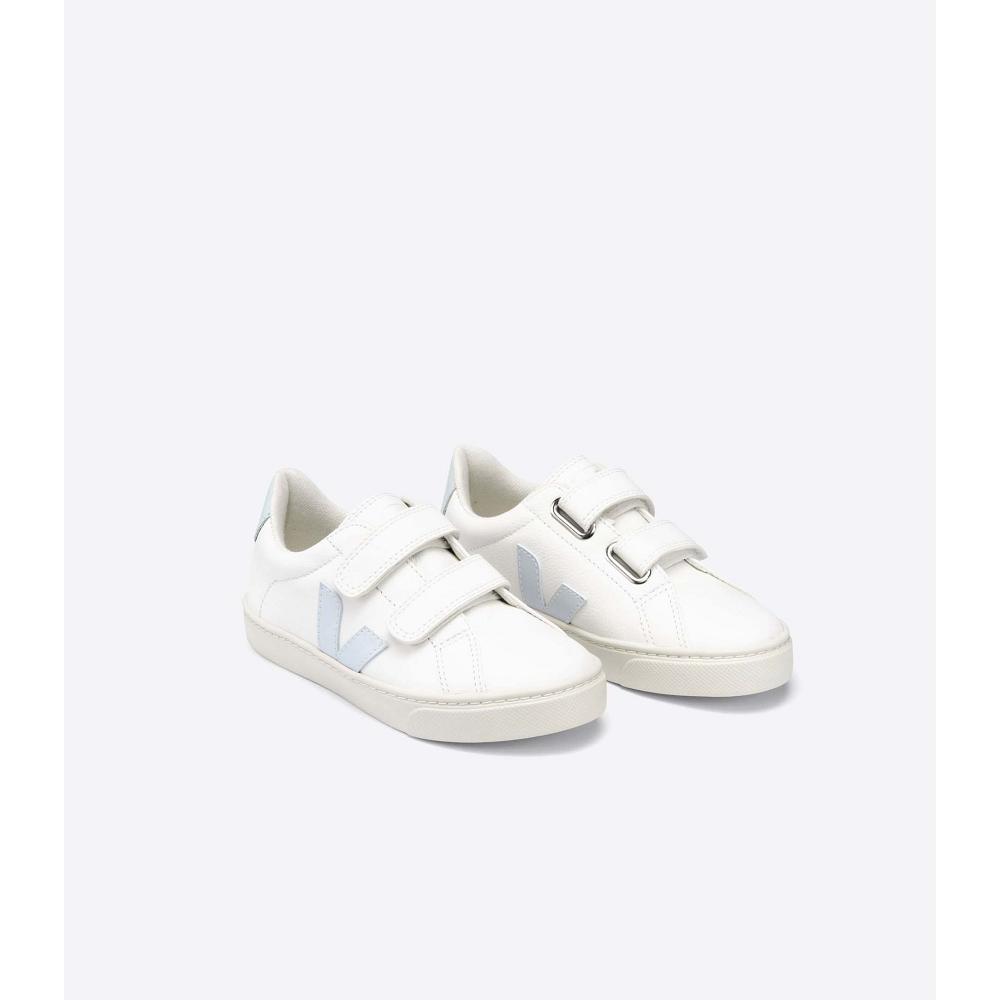 Veja ESPLAR CHROMEFREE Kids' Sneakers White/Blue | NZ 808AHK